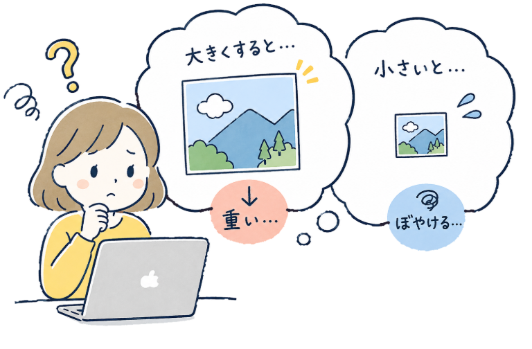 画像サイズがわからない