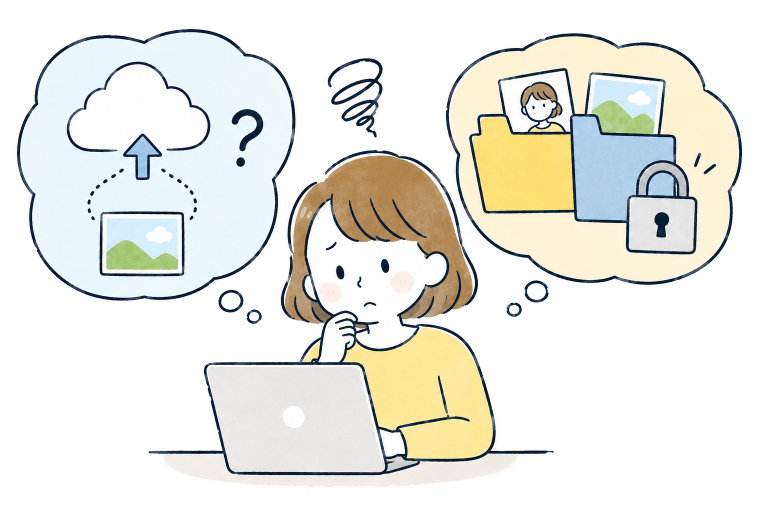 アップロードされない？心配。
