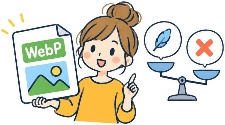 WebPの注意点